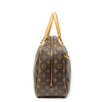 Louis Vuitton Deauville Brown Monogram Canvas Handbag — view 4
