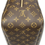 Louis Vuitton Deauville Brown Monogram Canvas Handbag — view 8