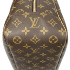 Louis Vuitton Deauville Brown Monogram Canvas Handbag — view 7