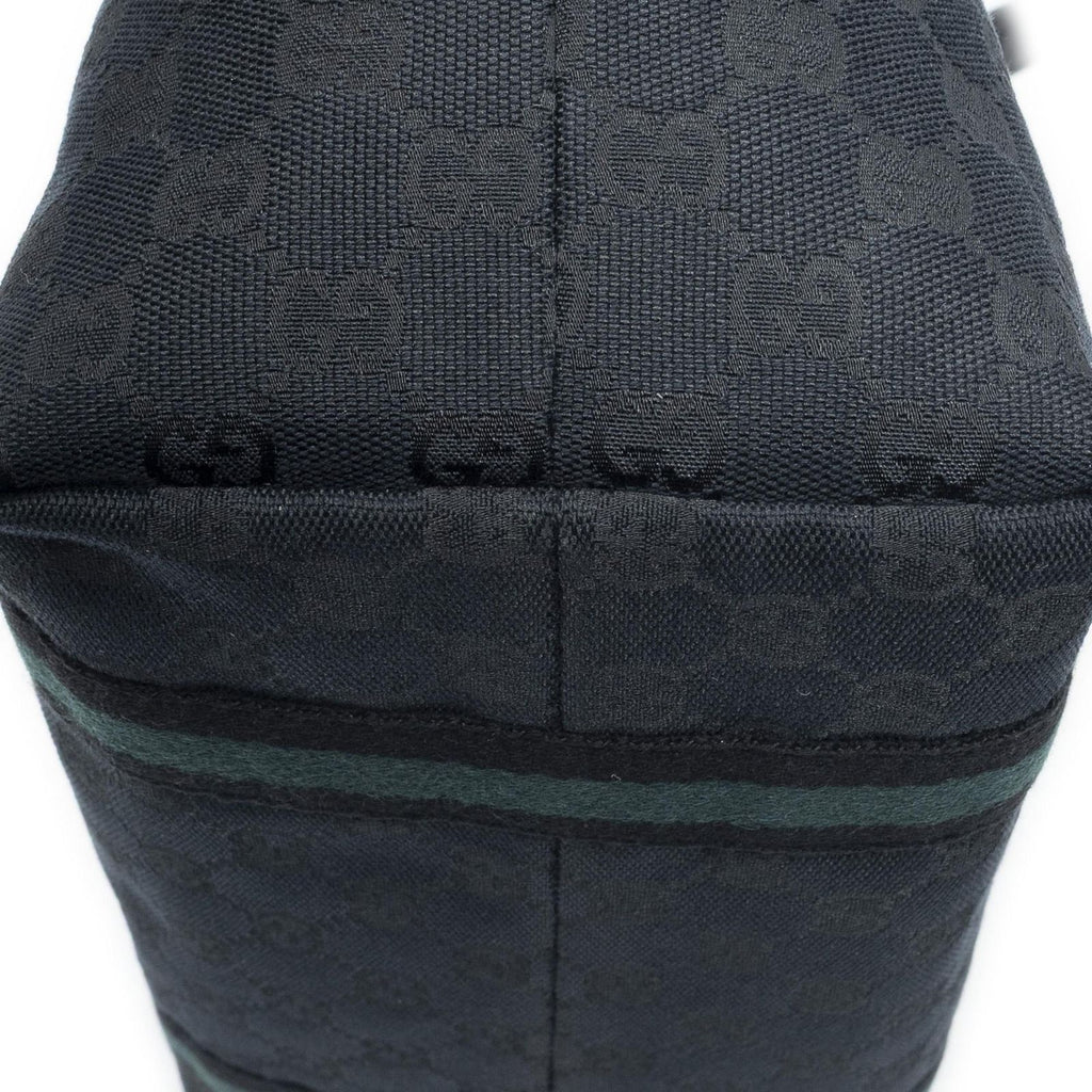 Gucci Small Web Jolicoeur Tote Black GG Canvas — view 7