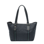 Gucci Small Web Jolicoeur Tote Black GG Canvas — view 5