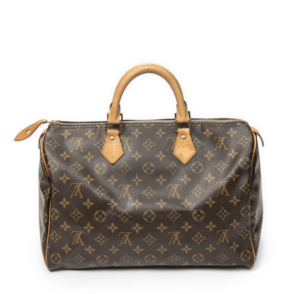 Louis Vuitton Speedy Brown Monogram Canvas Handbag — view 5
