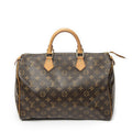Louis Vuitton Speedy Brown Monogram Canvas Handbag