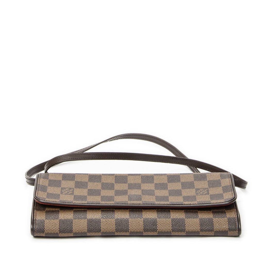 Louis Vuitton Twin Brown Damier Ebene Shoulder Bag — view 6