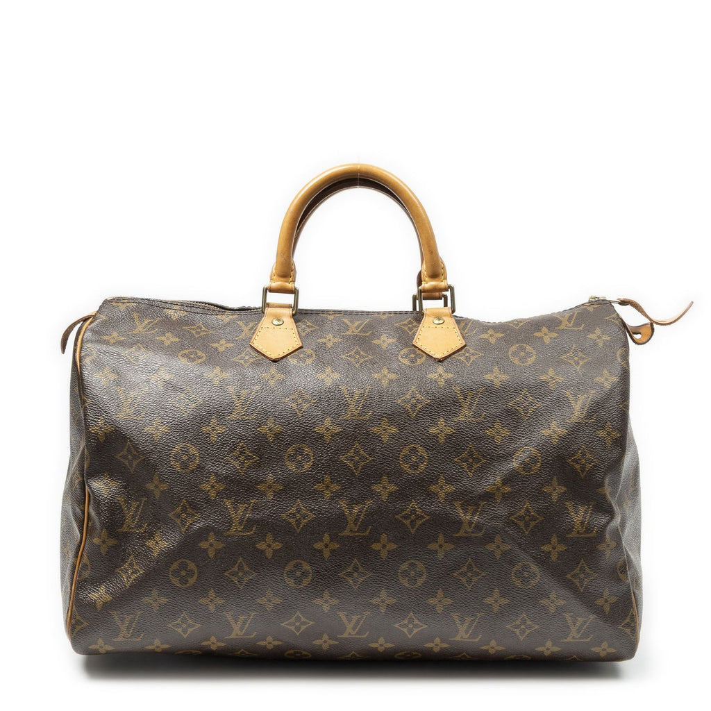 Louis Vuitton Speedy Brown Monogram Canvas Handbag