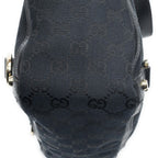 Gucci Small Abbey D Ring Tote Black GG Canvas — view 7