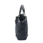 Gucci Small Abbey D Ring Tote Black GG Canvas — view 3