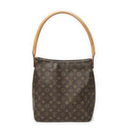 Louis Vuitton Looping Brown Monogram Canvas Shoulder Bag