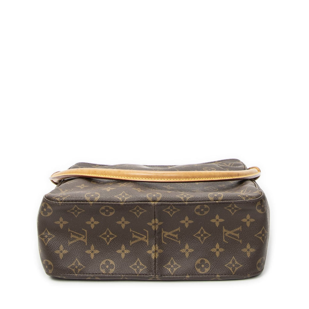 Louis Vuitton Looping Brown Monogram Canvas Shoulder Bag — view 6