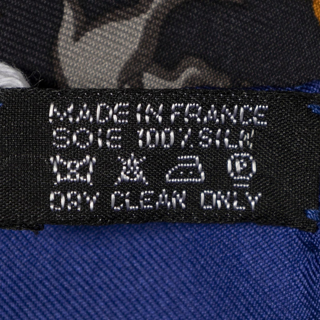 Hermes Scarf Navy — view 5