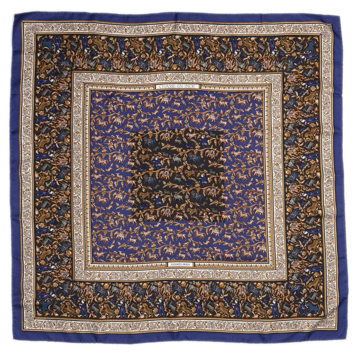 Hermes Scarf Navy — view 2