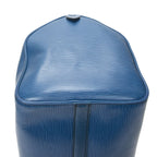 Louis Vuitton Speedy Black Stitch Blue Epi Handbag — view 7