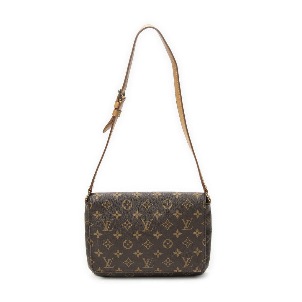 Louis Vuitton Musette Tango Brown Monogram Canvas Crossbody