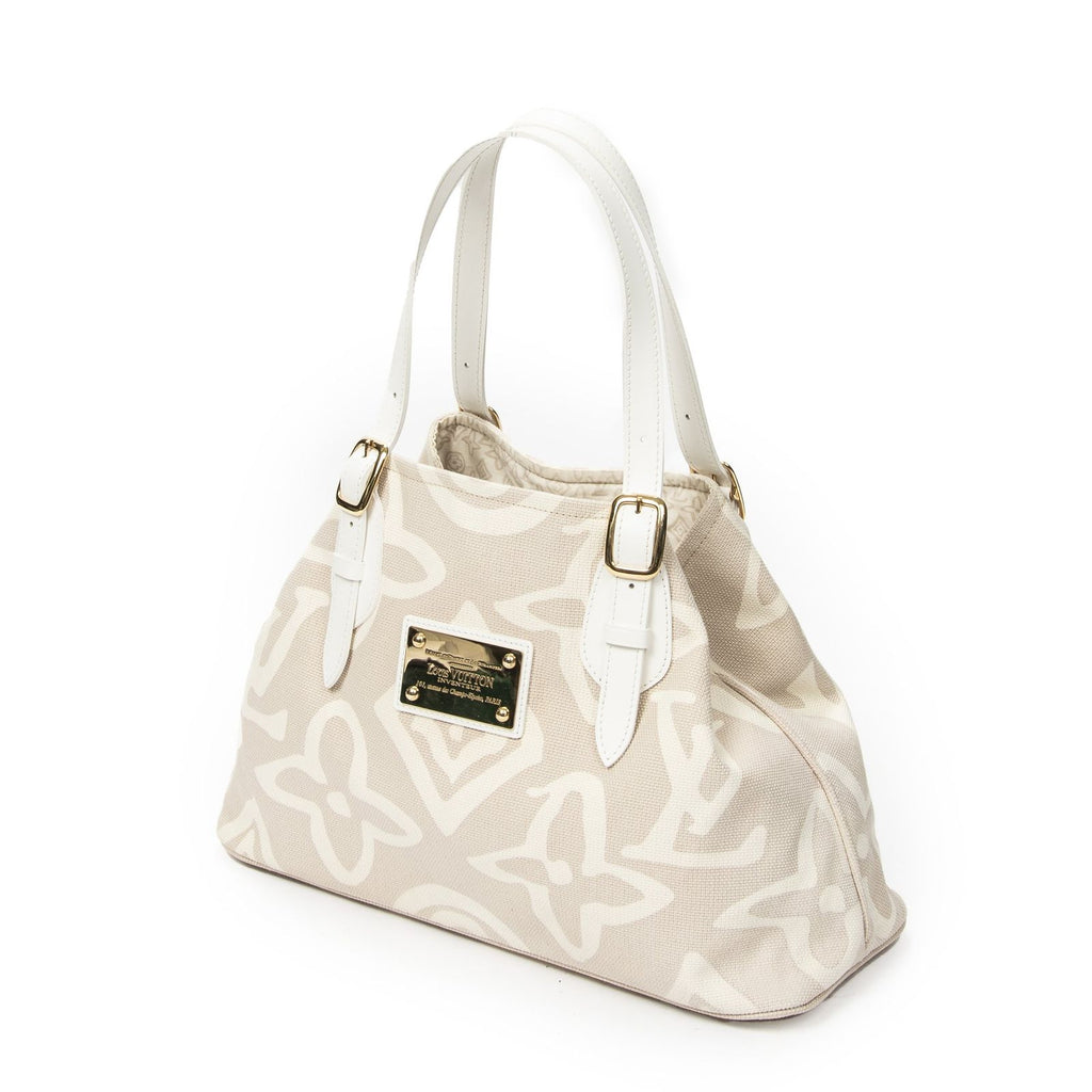 Louis Vuitton Tahitienne Cabas Beige Monogram Shoulder Bag — view 2