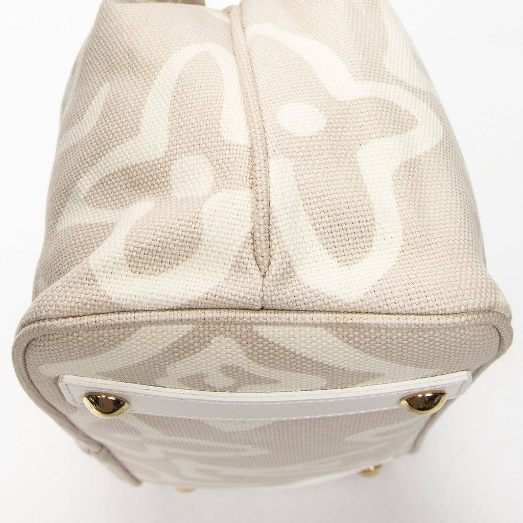 Louis Vuitton Tahitienne Cabas Beige Monogram Shoulder Bag — view 7