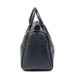 Dior Small Boston Navy Maxi Trotter Pattern Canvas Handbag — view 3