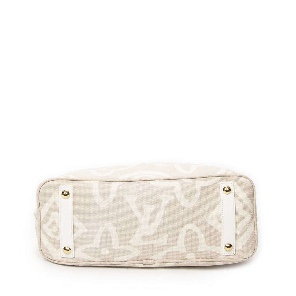Louis Vuitton Tahitienne Cabas Beige Monogram Shoulder Bag — view 6