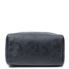 Dior Small Boston Navy Maxi Trotter Pattern Canvas Handbag — view 6