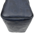 Dior Small Boston Navy Maxi Trotter Pattern Canvas Handbag — view 7