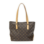 Louis Vuitton Cabas Piano Brown Monogram Canvas Tote — view 5