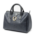 Dior Small Boston Navy Maxi Trotter Pattern Canvas Handbag — view 2