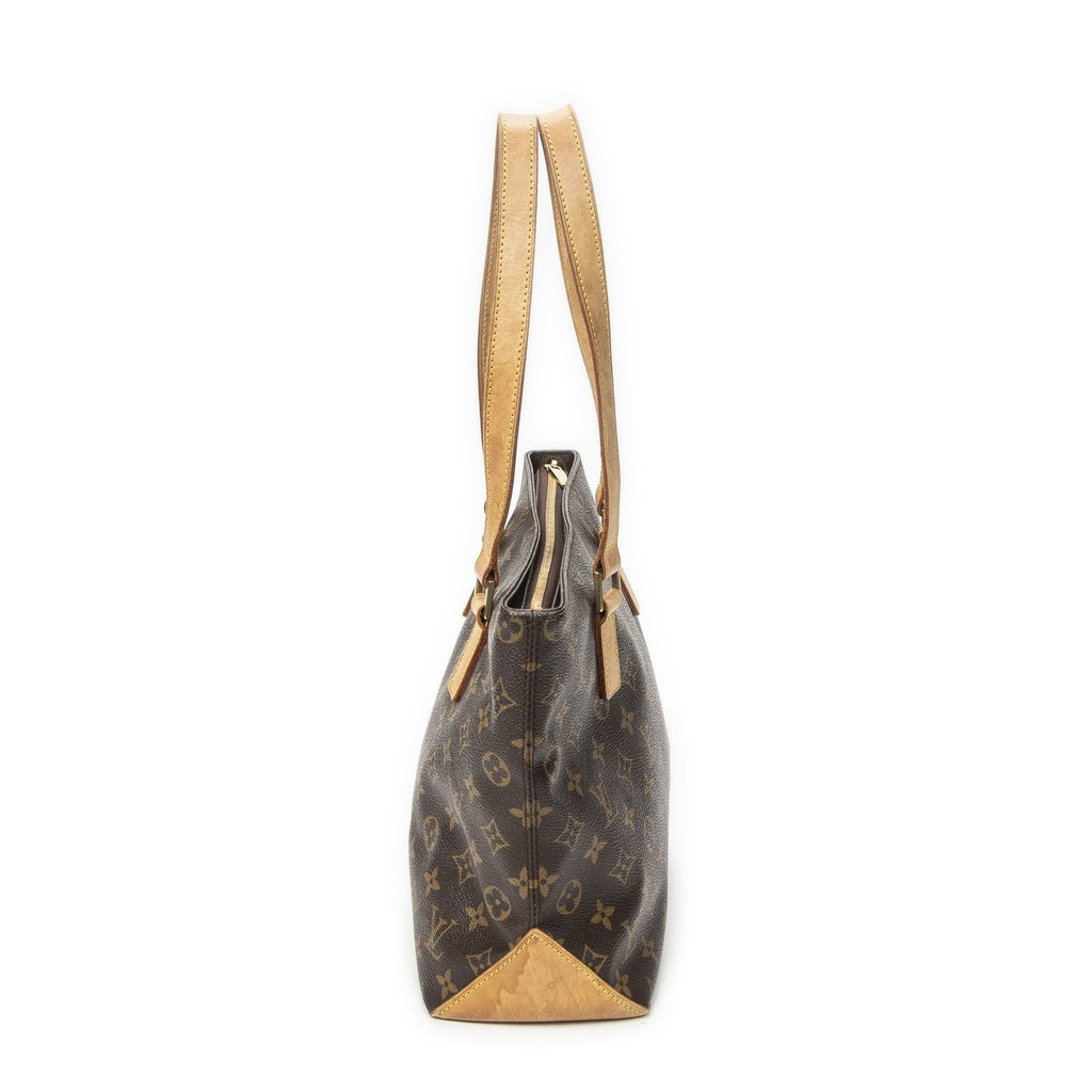 Louis Vuitton Cabas Piano Brown Monogram Canvas Tote — view 3