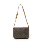 Louis Vuitton Musette Tango Brown Monogram Canvas Crossbody