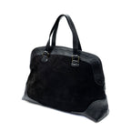 Gucci Medium Joy Tote Black Guccissima Suede — view 2