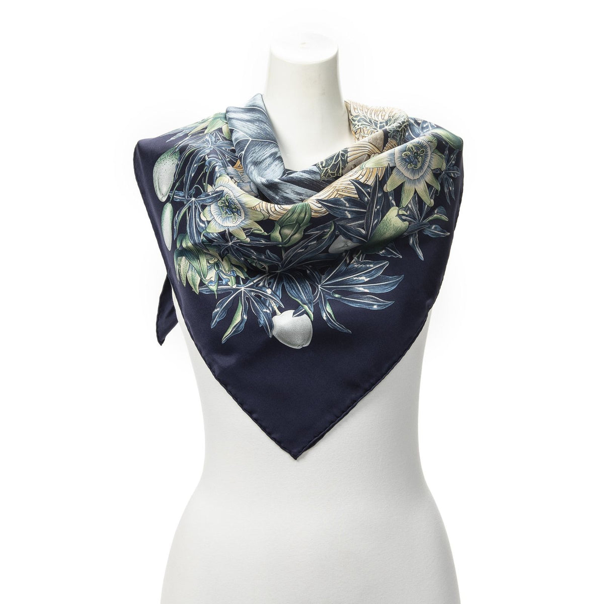 Hermes Scarf Navy