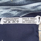 Hermes Scarf Navy — view 5