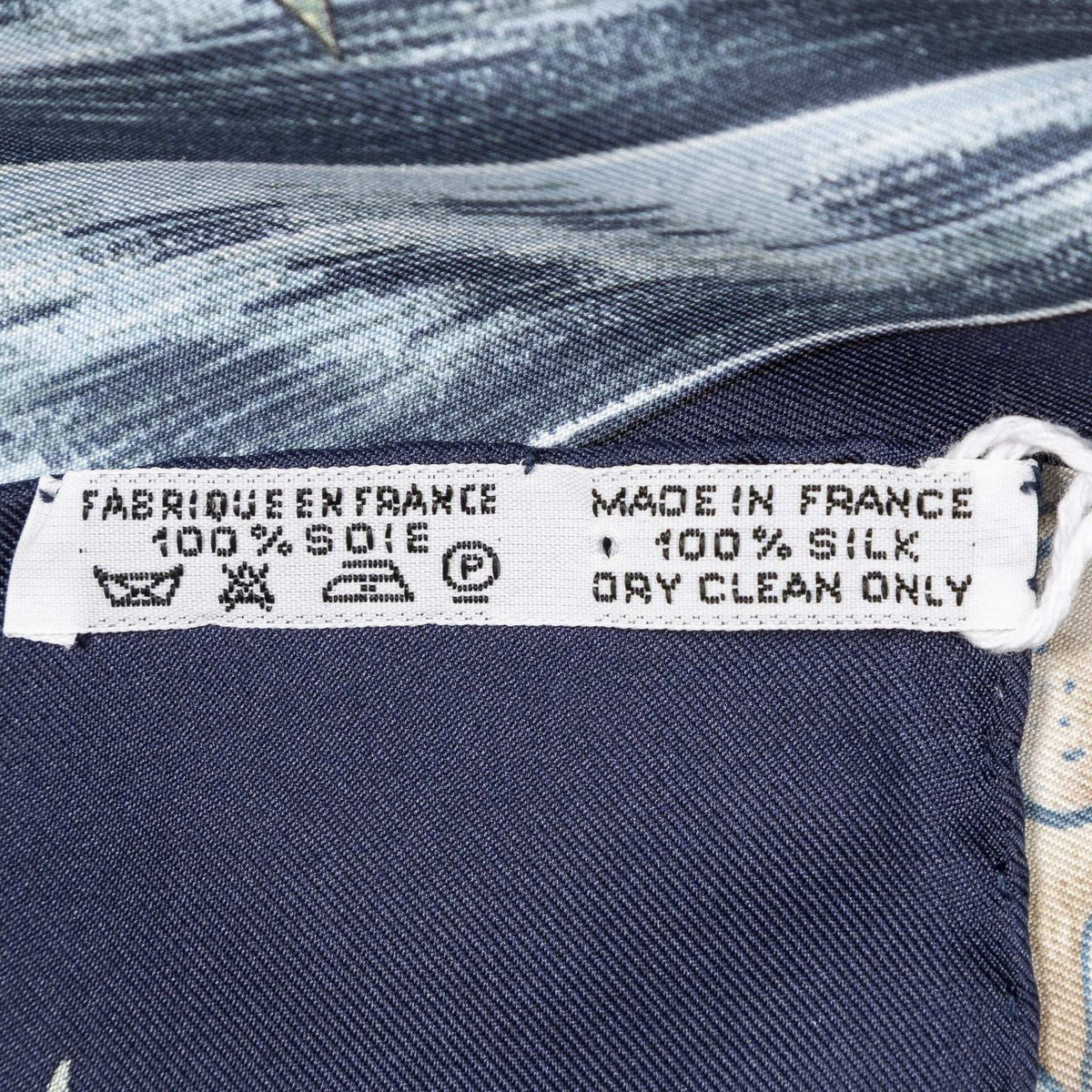 Hermes Scarf Navy — view 5
