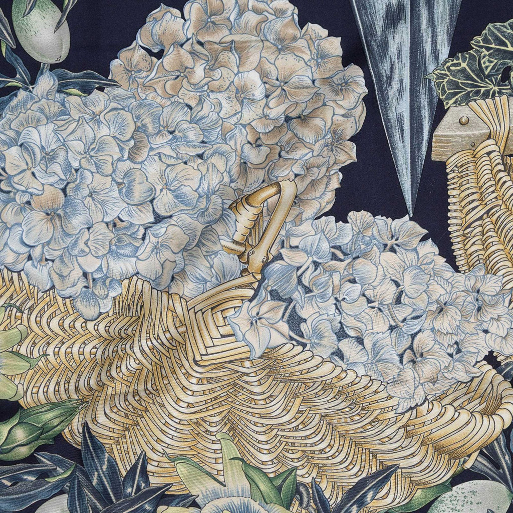 Hermes Scarf Navy — view 3