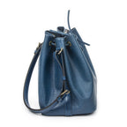 Louis Vuitton Noe Blue Epi Bucket Bag — view 4