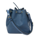 Louis Vuitton Noe Blue Epi Bucket Bag — view 5