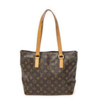 Louis Vuitton Cabas Piano Brown Monogram Canvas Tote — view 5