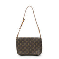 Louis Vuitton Musette Tango Brown Monogram Canvas Crossbody