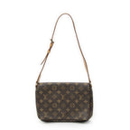 Louis Vuitton Musette Tango Brown Monogram Canvas Crossbody