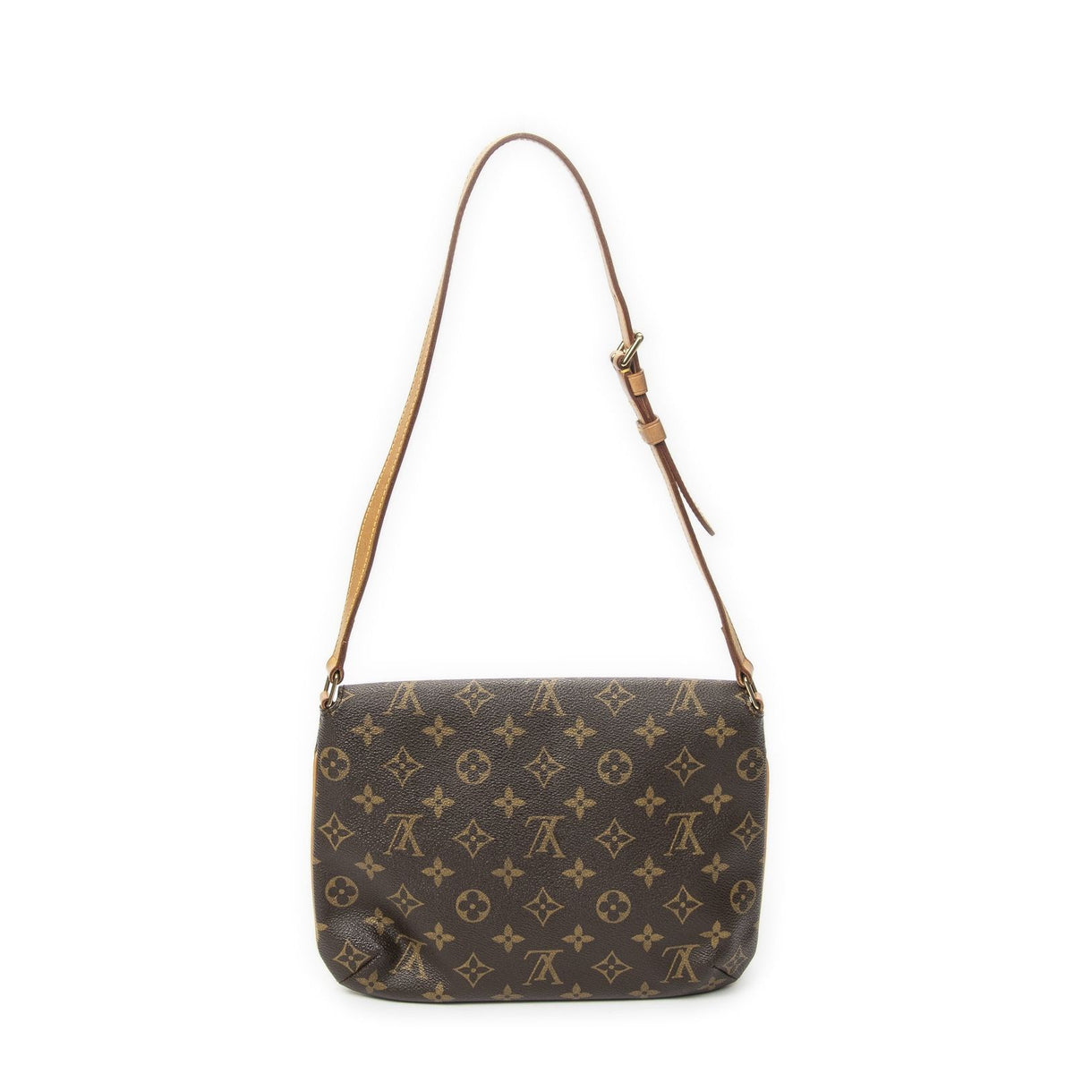 Louis Vuitton Musette Tango Brown Monogram Canvas Crossbody — view 5