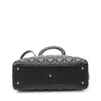 Dior Large Lady Dior Zip Black Cannage Lambskin Leather Handbag — view 6