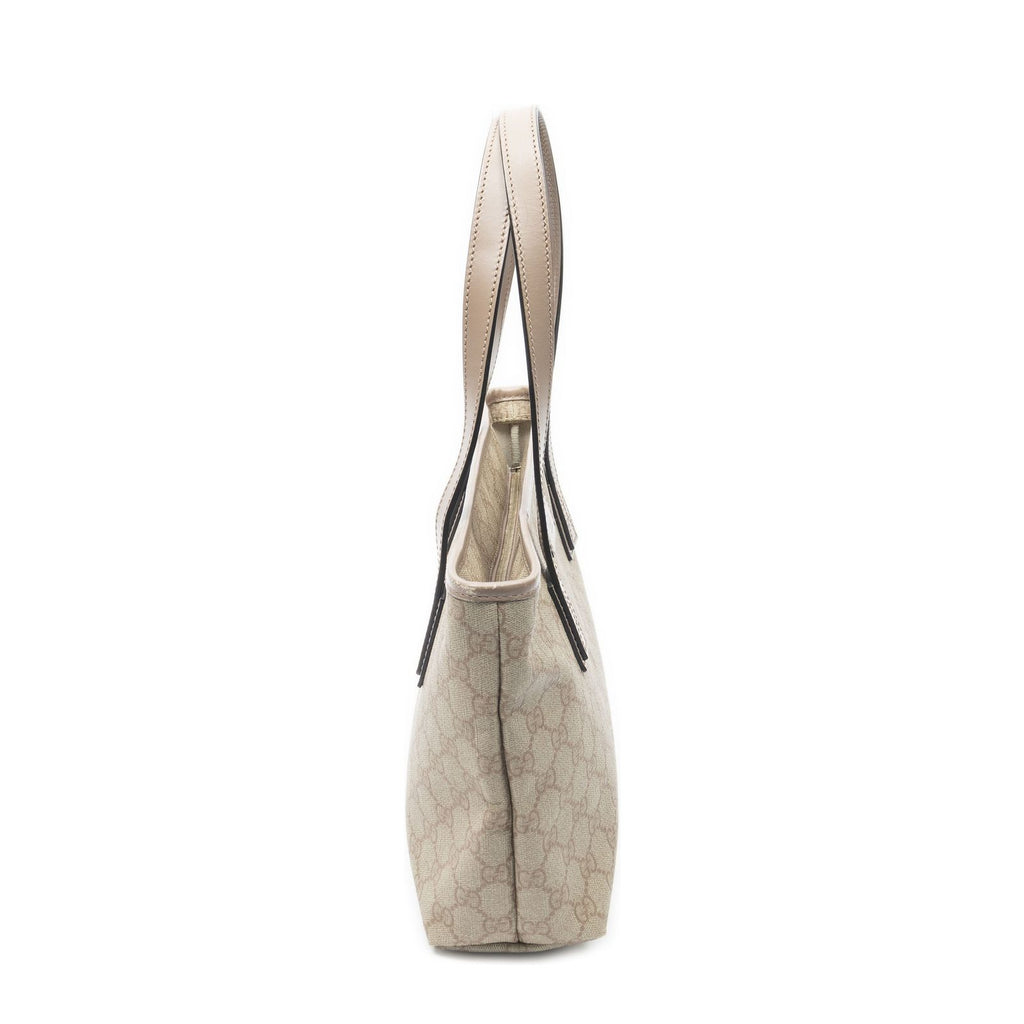 Gucci Small Joy Tote Beige Pink Supreme Canvas — view 4
