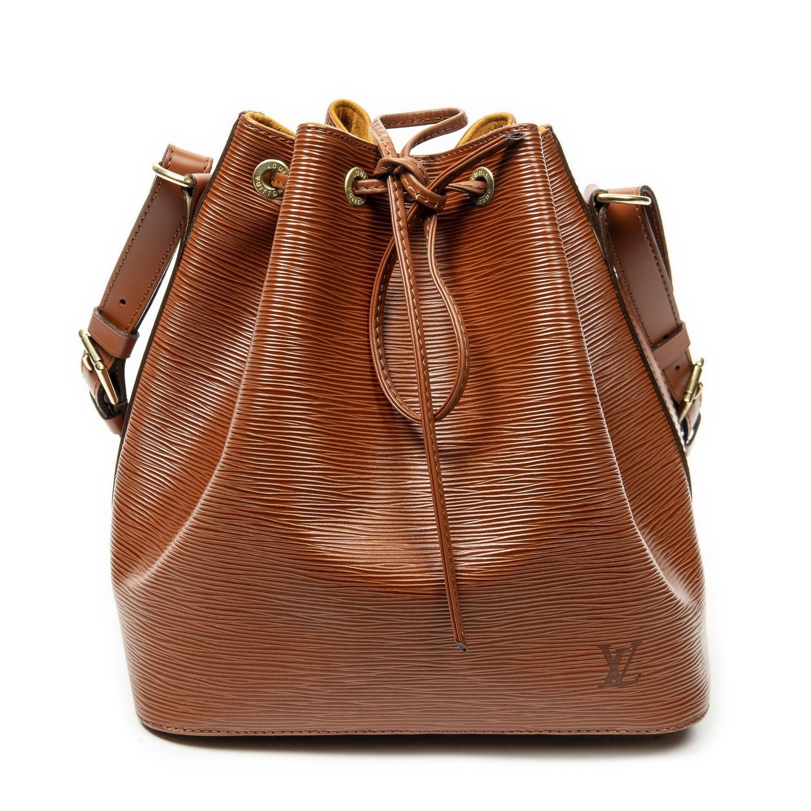 Louis Vuitton Noe Brown Epi Bucket Bag