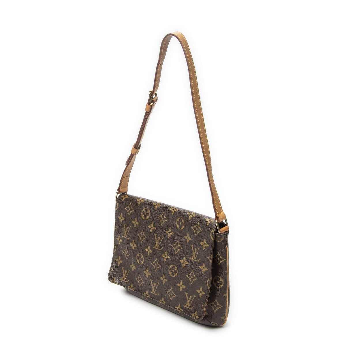 Louis Vuitton Musette Tango Brown Monogram Canvas Crossbody — view 2