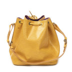 Louis Vuitton Noe Yellow Epi Bucket Bag — view 5