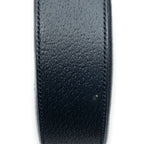 Gucci GG Round Cross Belt Bag Navy Gray Leather — view 7