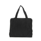 Prada Square Zip Tote Black Nylon Canvas — view 5