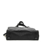 Prada Square Zip Tote Black Nylon Canvas — view 6