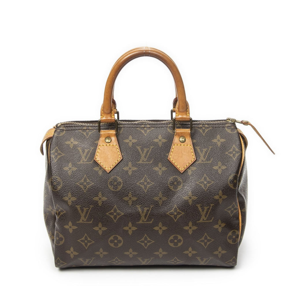 Louis Vuitton Speedy Brown Monogram Canvas Handbag