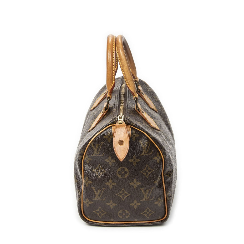 Louis Vuitton Speedy Brown Monogram Canvas Handbag — view 3