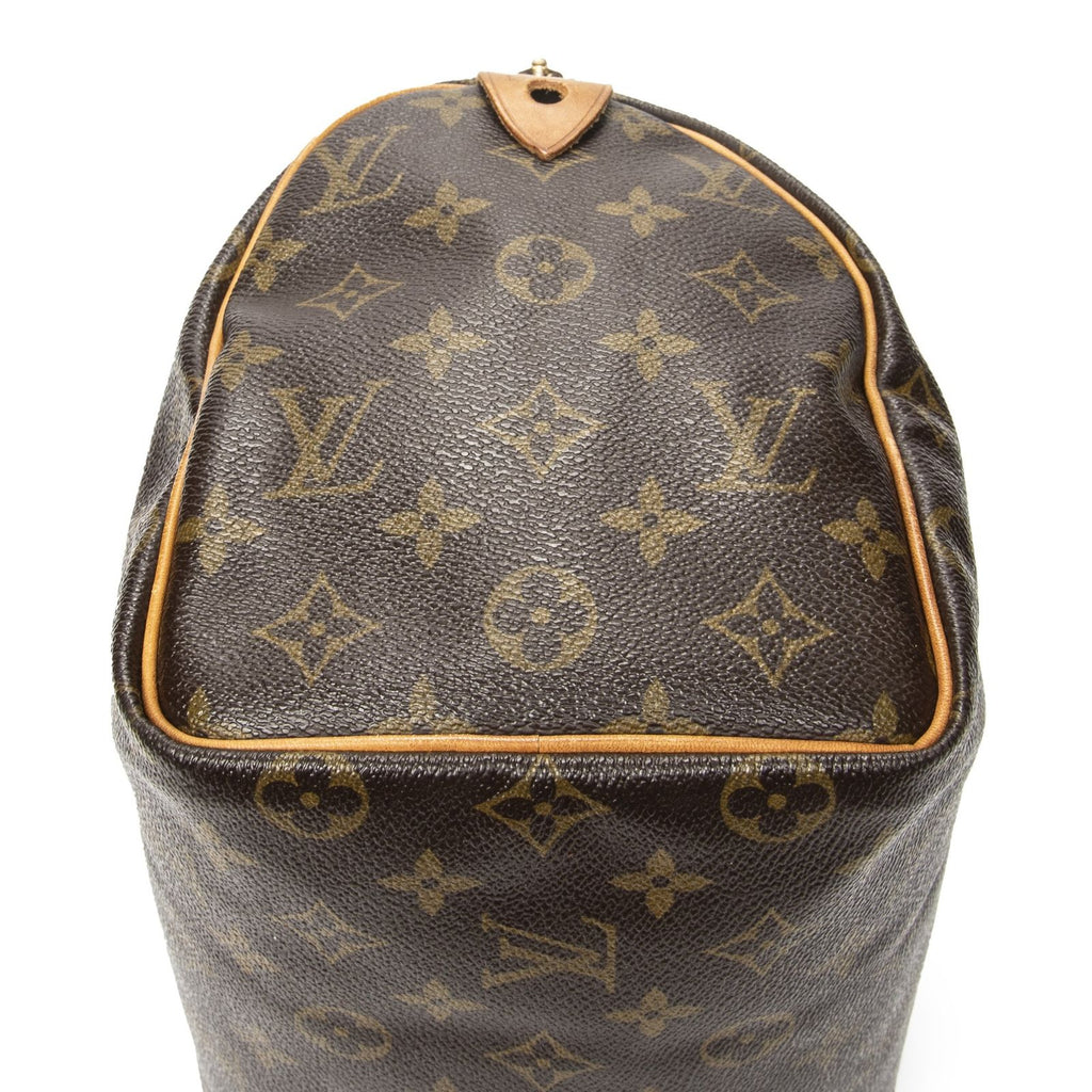 Louis Vuitton Speedy Brown Monogram Canvas Handbag — view 7