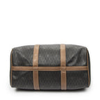 Dior Medium Boston Gray Brown Honeycomb Canvas Handbag — view 6